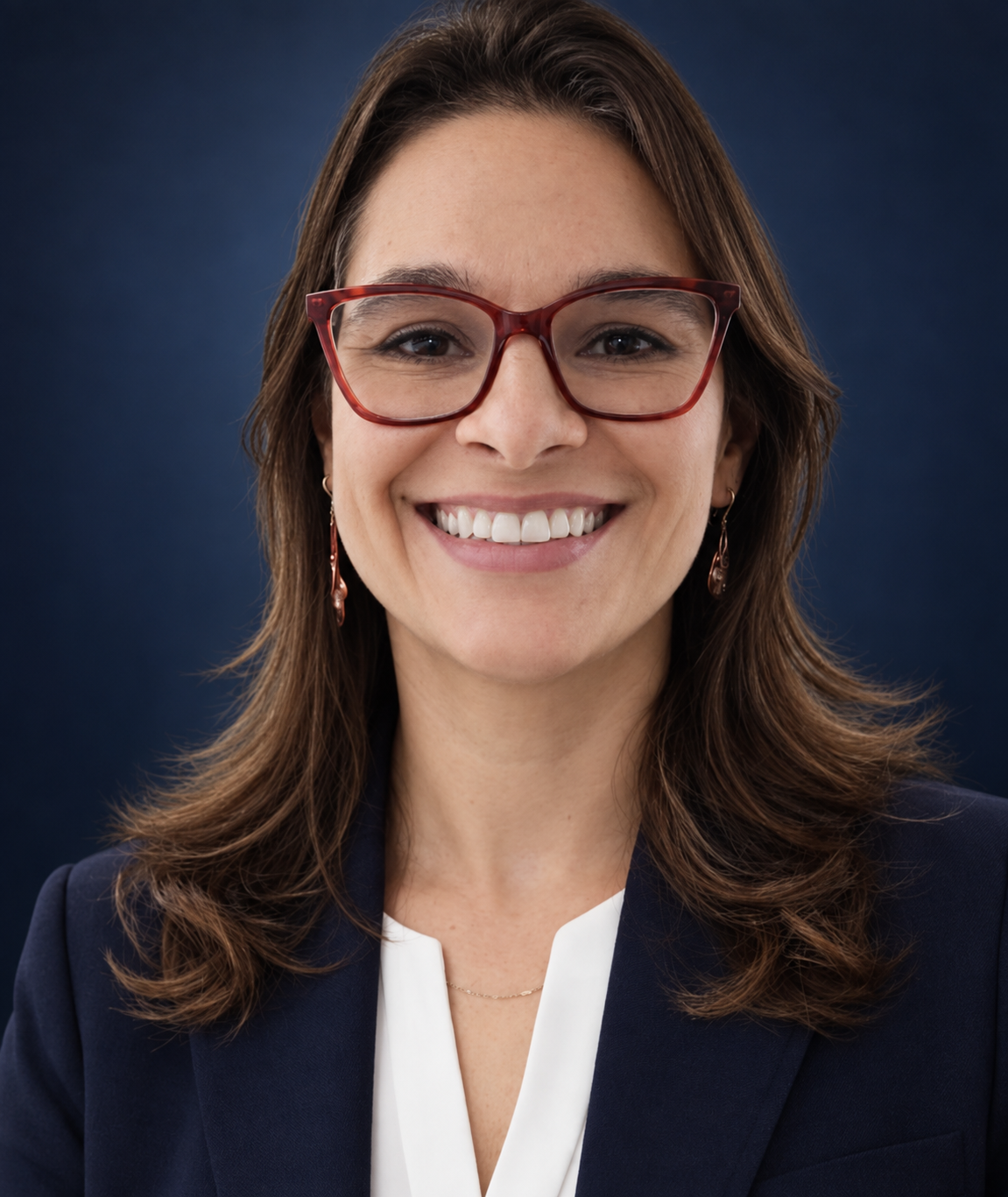Retrato profissional de Érika Santana Moreira